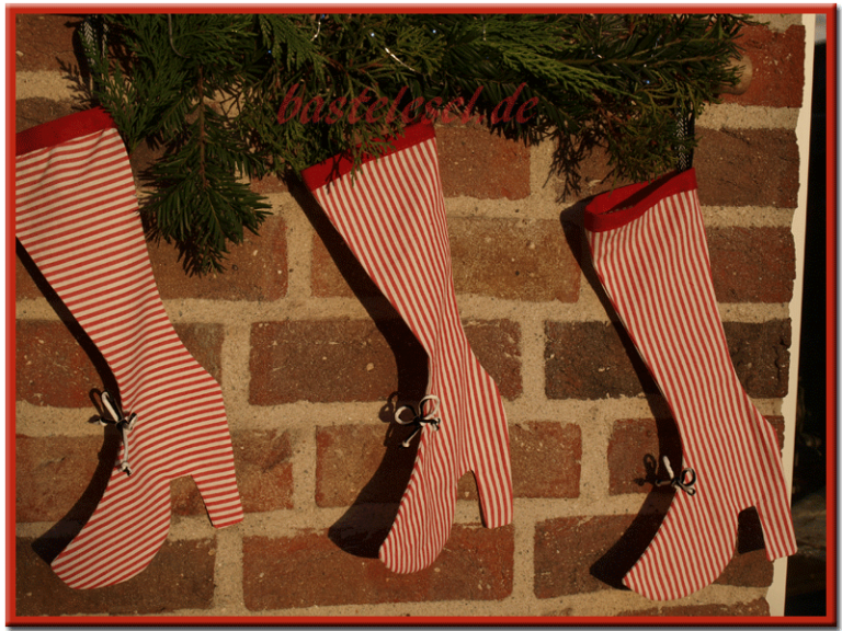 Nikolausstiefel Bastelesel